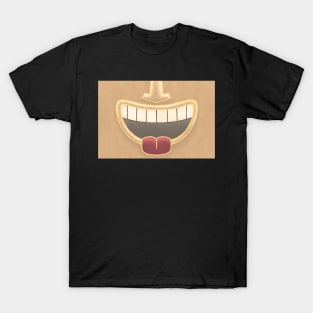 Vanilla Tiki Smile Mask! (Red Tongue Version) T-Shirt